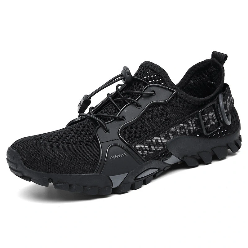(image for) TENGOO Summer Water Wading Shoes Unisex Outdoor Athletic Breathable Non-slip Hiking Shoes for Outdoors Fun